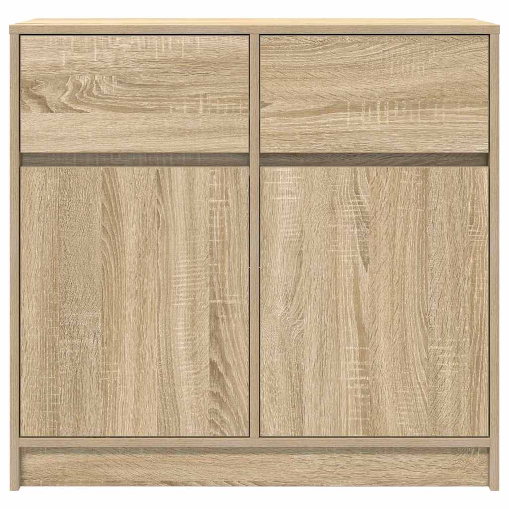Sideboard mit Schublade Sonoma-Eiche 80x34x76 cm Holzwerkstoff
