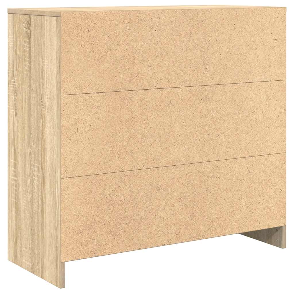 Sideboard mit Schublade Sonoma-Eiche 80x34x76 cm Holzwerkstoff