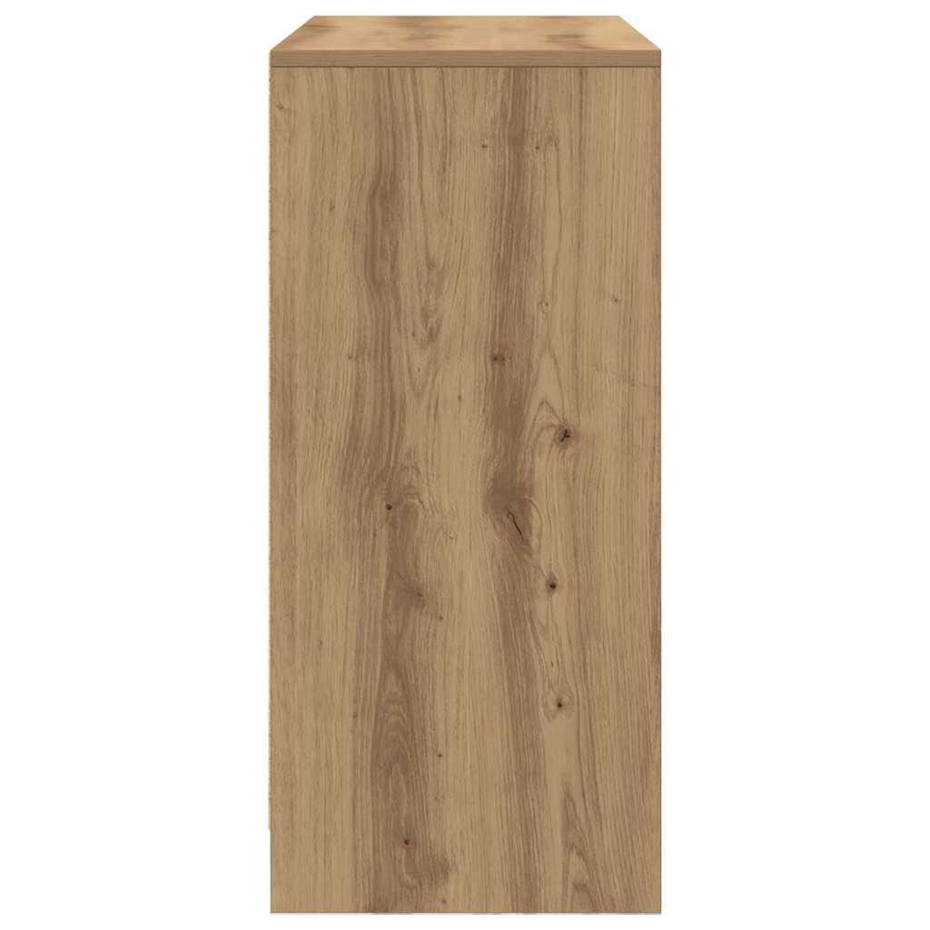 Sideboard mit Schublade Artisan-Eiche 80x34x76 cm Holzwerkstoff