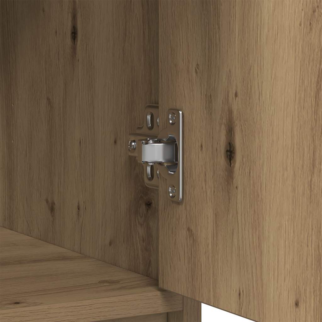 Sideboard mit Schublade Artisan-Eiche 80x34x76 cm Holzwerkstoff
