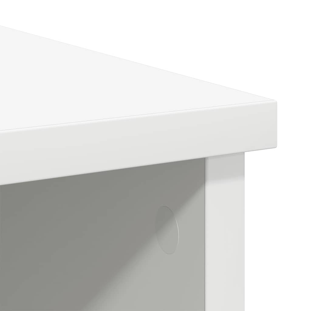 Sideboard mit Schublade Weiß 101x35x76 cm Holzwerkstoff