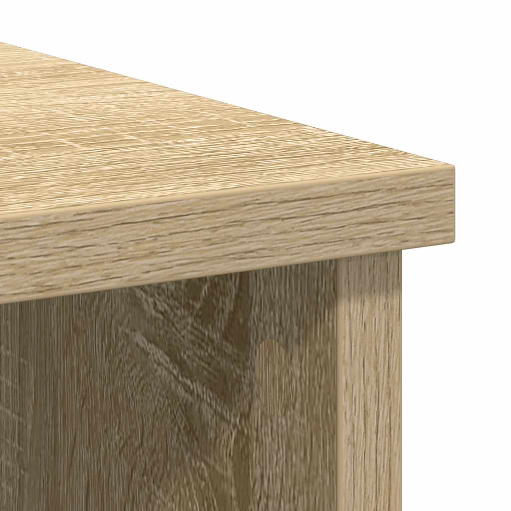 Sideboard mit Schublade Sonoma-Eiche 101x35x76 cm Holzwerkstoff