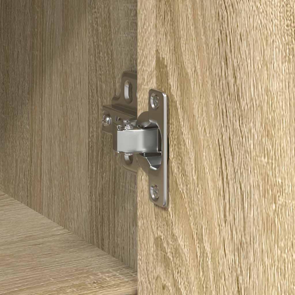 Sideboard mit Schublade Sonoma-Eiche 101x35x76 cm Holzwerkstoff