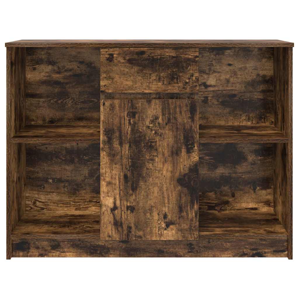 Sideboard mit Schublade Räuchereiche 101x35x76 cm Holzwerkstoff