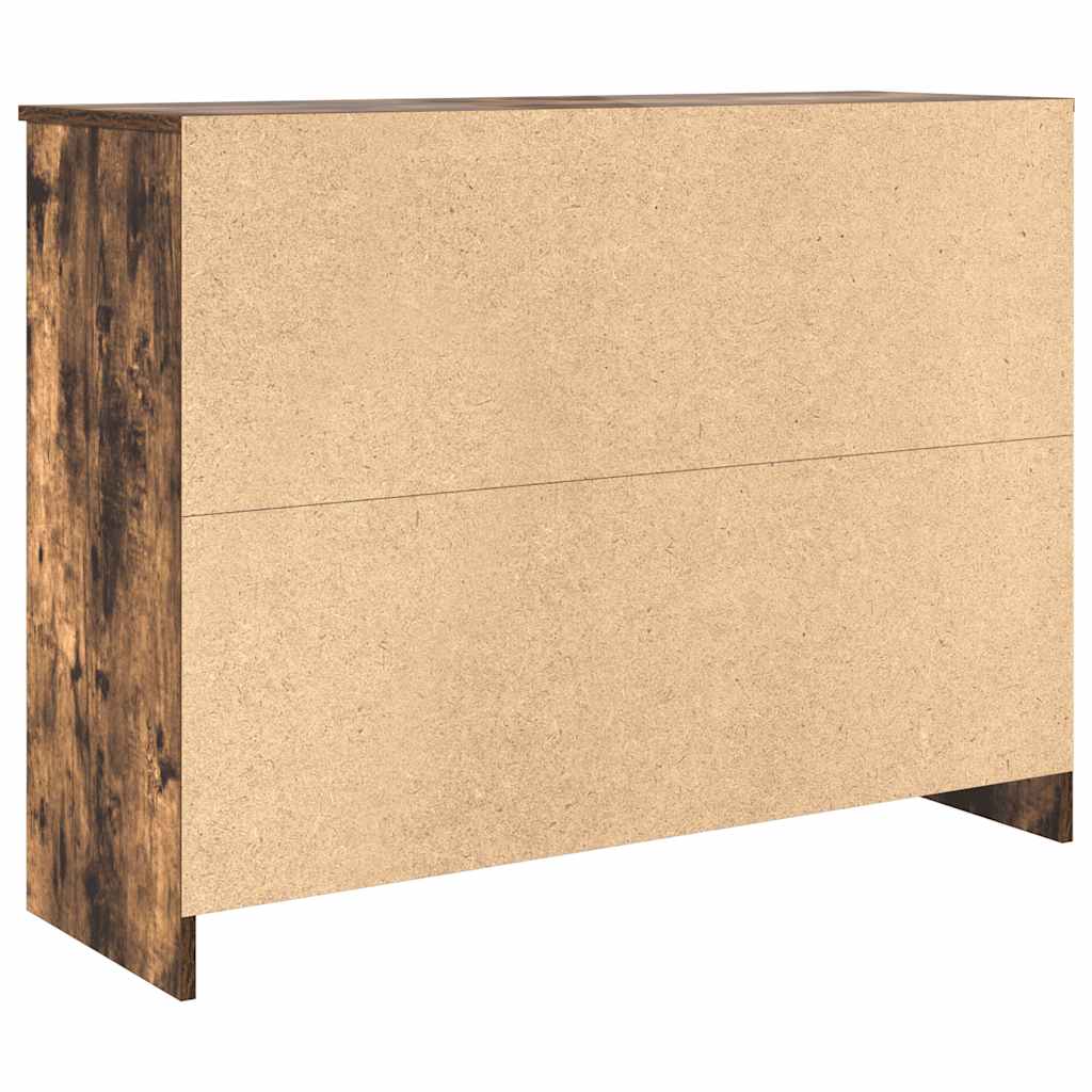 Sideboard mit Schublade Räuchereiche 101x35x76 cm Holzwerkstoff