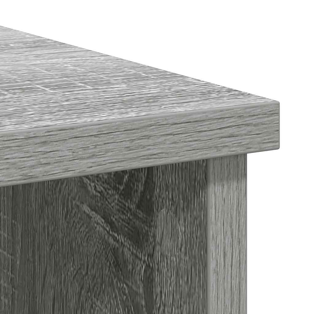 Sideboard mit Schublade Grau Sonoma 101x35x76 cm Holzwerkstoff