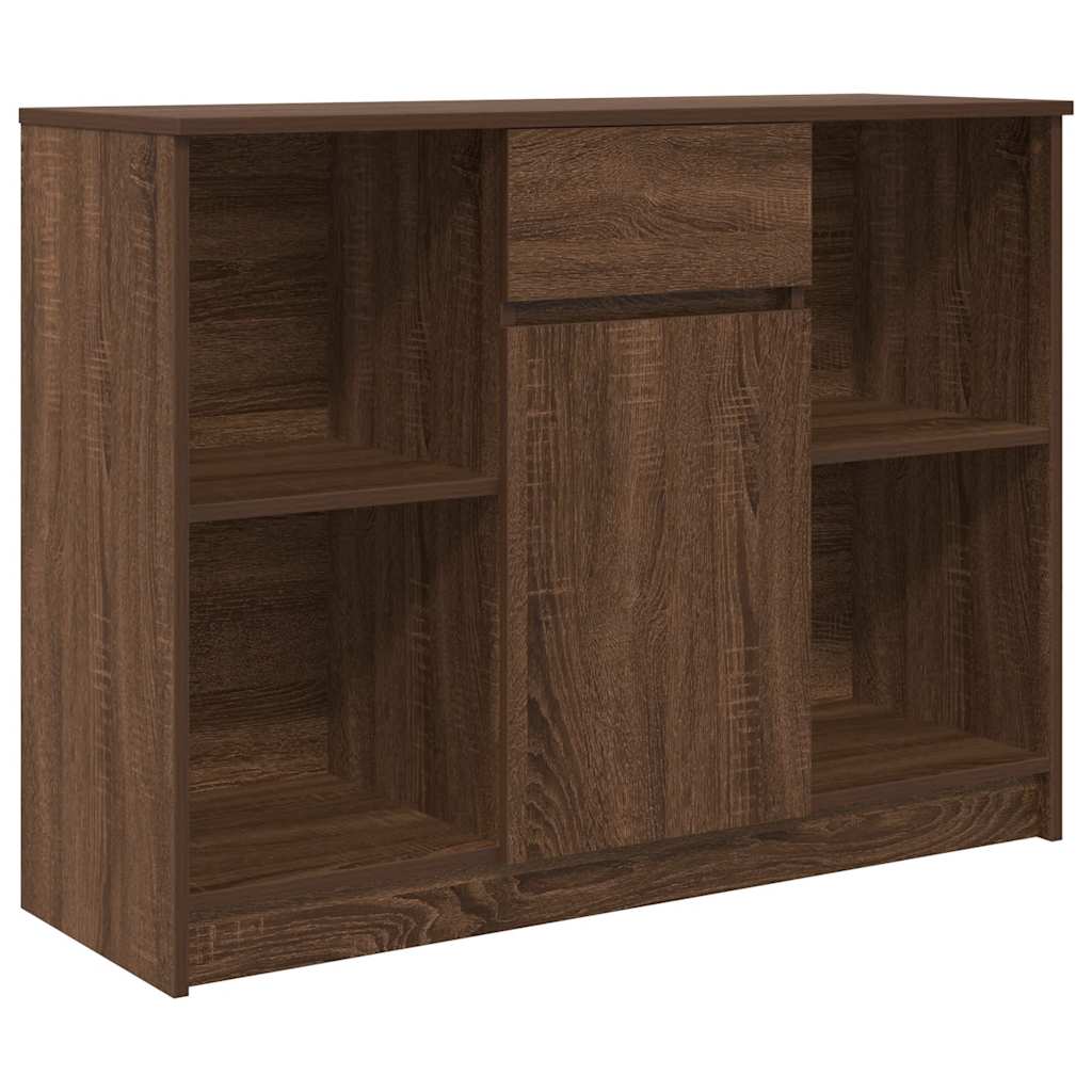 Sideboard mit Schublade Braun Eichen-Optik 101x35x76 cm