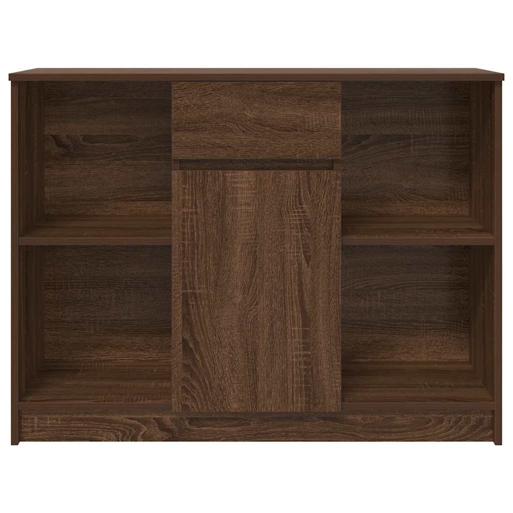 Sideboard mit Schublade Braun Eichen-Optik 101x35x76 cm