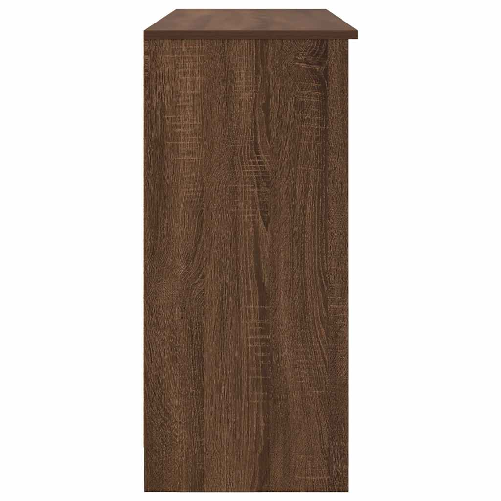 Sideboard mit Schublade Braun Eichen-Optik 101x35x76 cm