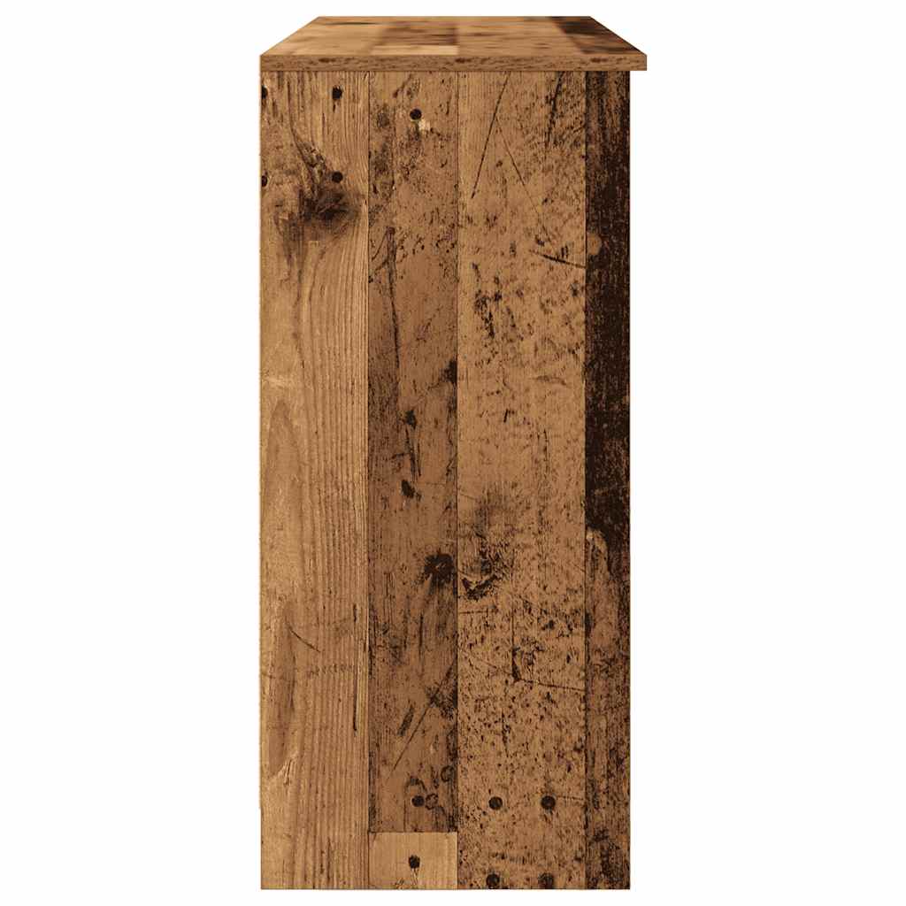 Sideboard mit Schublade Altholz-Optik 101x35x76cm Holzwerkstoff