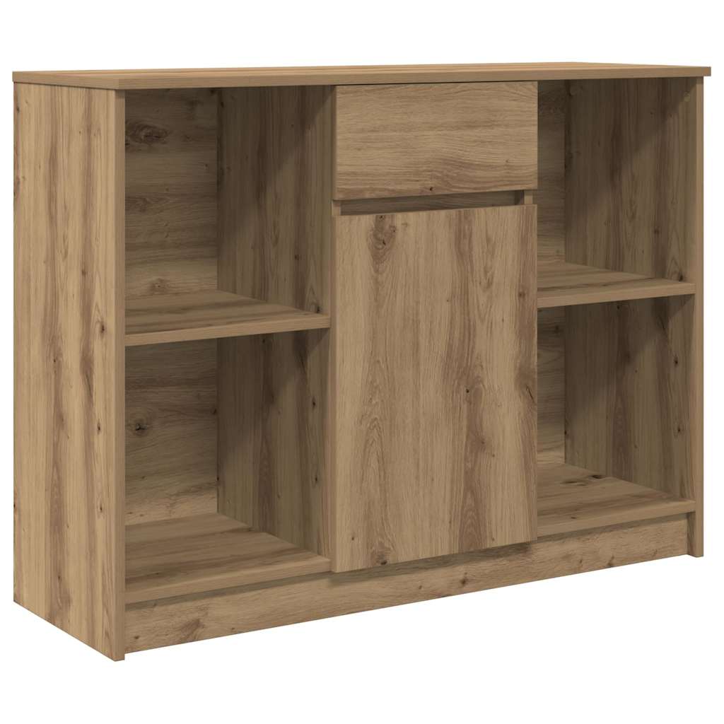 Sideboard mit Schublade Artisan-Eiche 101x35x76cm Holzwerkstoff
