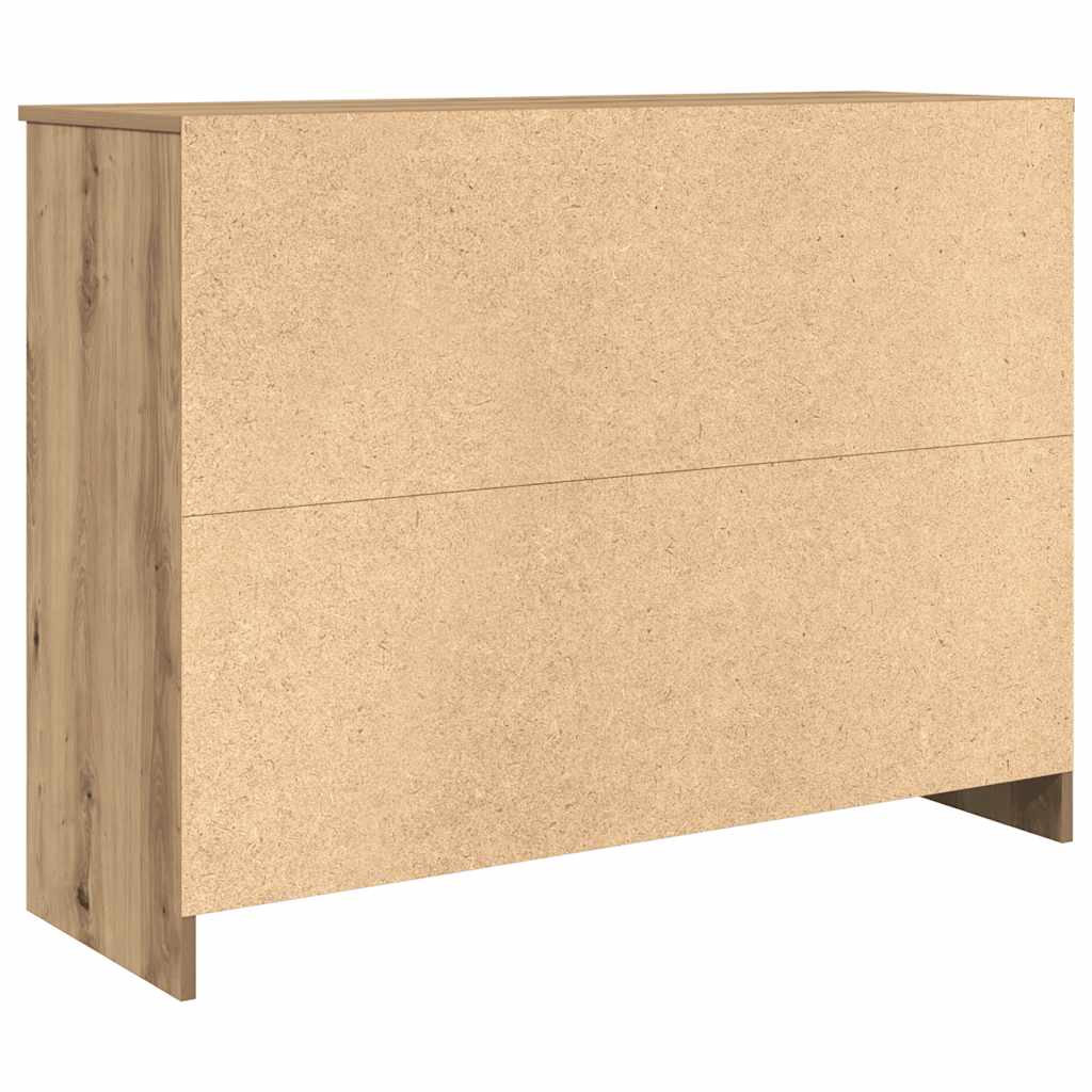Sideboard mit Schublade Artisan-Eiche 101x35x76cm Holzwerkstoff