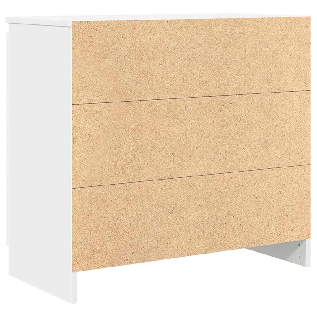 Sideboard mit Schublade Weiß 71x35x65 cm Holzwerkstoff