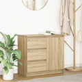 Sideboard mit Schublade Sonoma-Eiche 71x35x65 cm Holzwerkstoff