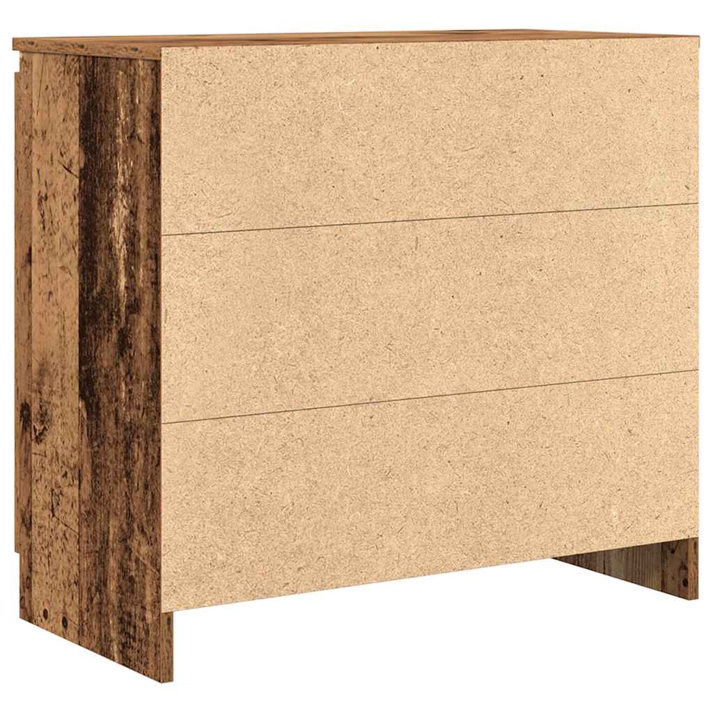 Sideboard mit Schublade Altholz-Optik 71x35x65 cm Holzwerkstoff