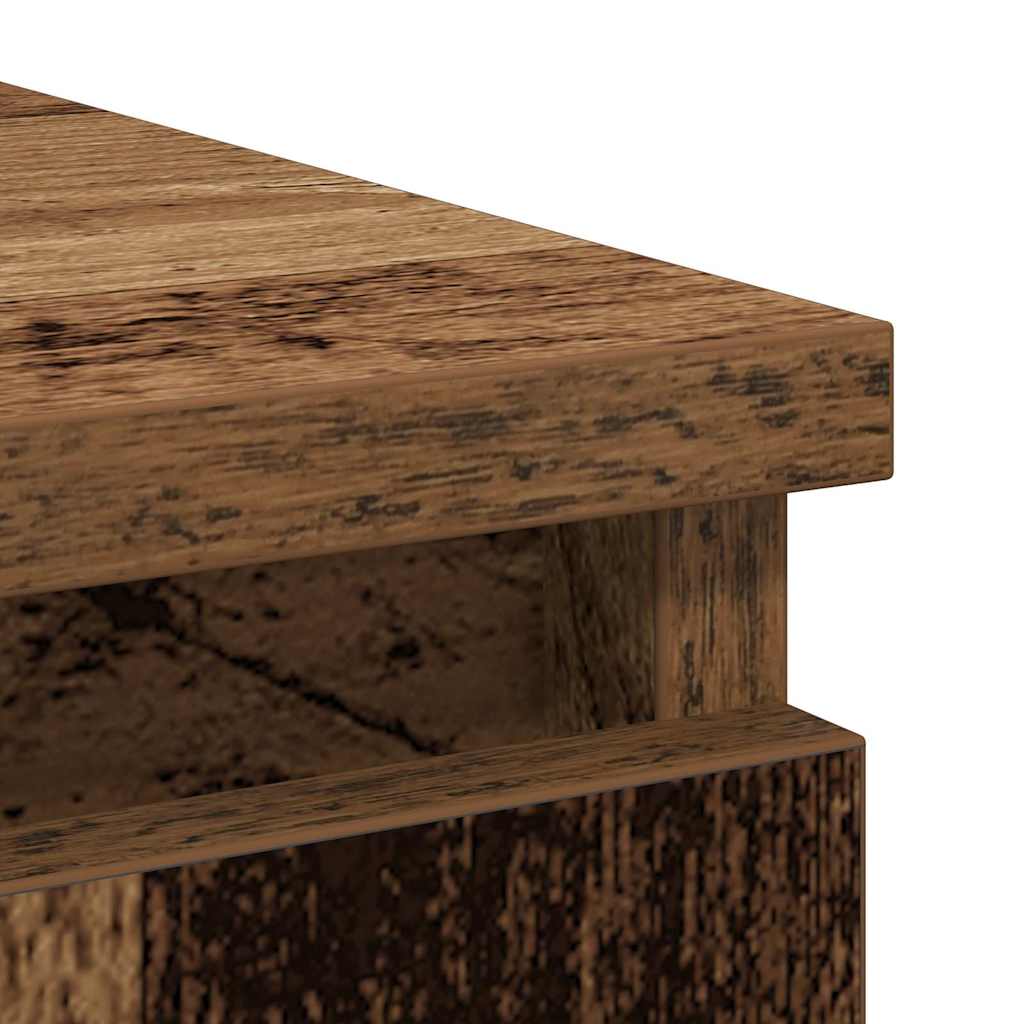 Sideboard mit Schublade Altholz-Optik 71x35x65 cm Holzwerkstoff