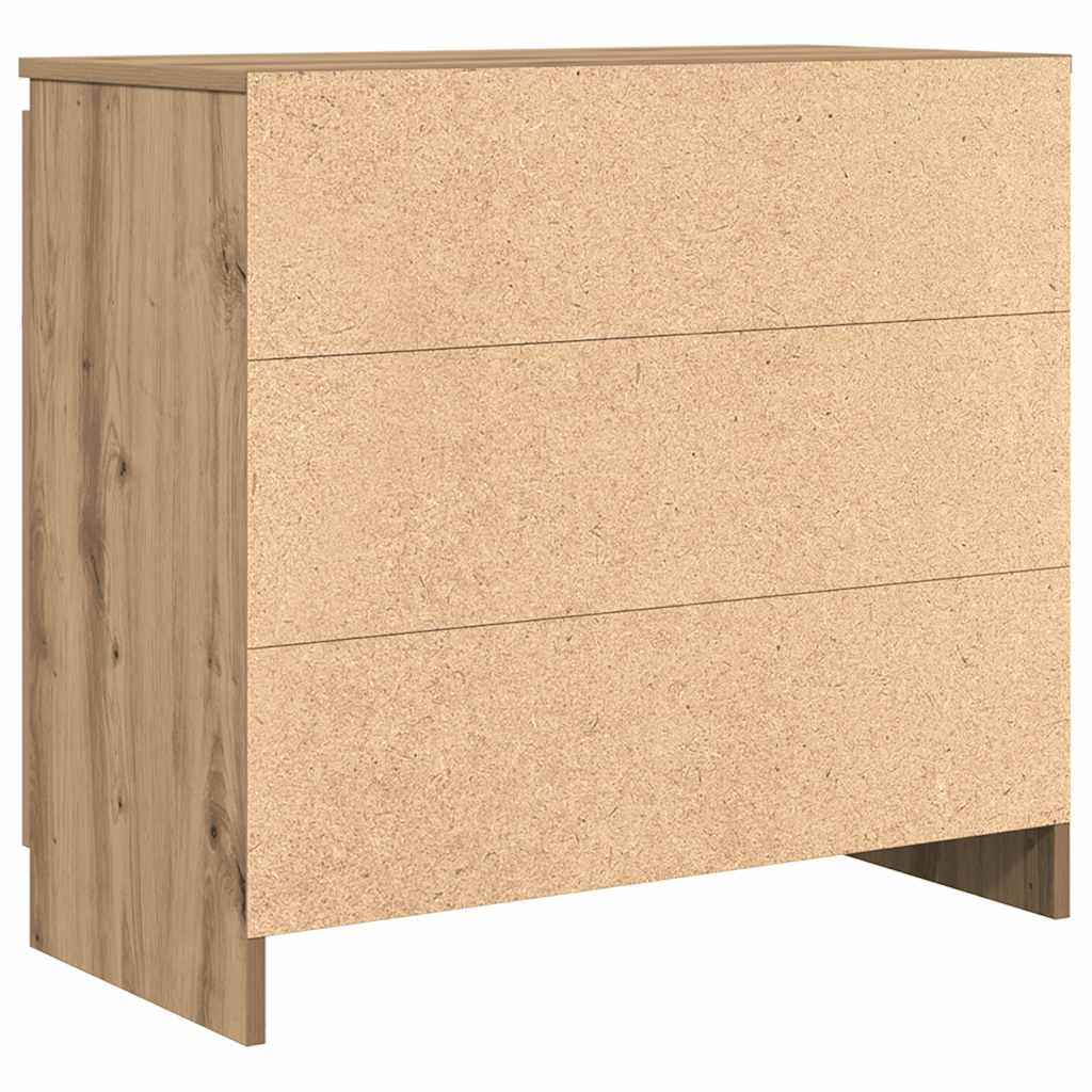 Sideboard mit Schublade Artisan-Eiche 71x35x65 cm Holzwerkstoff
