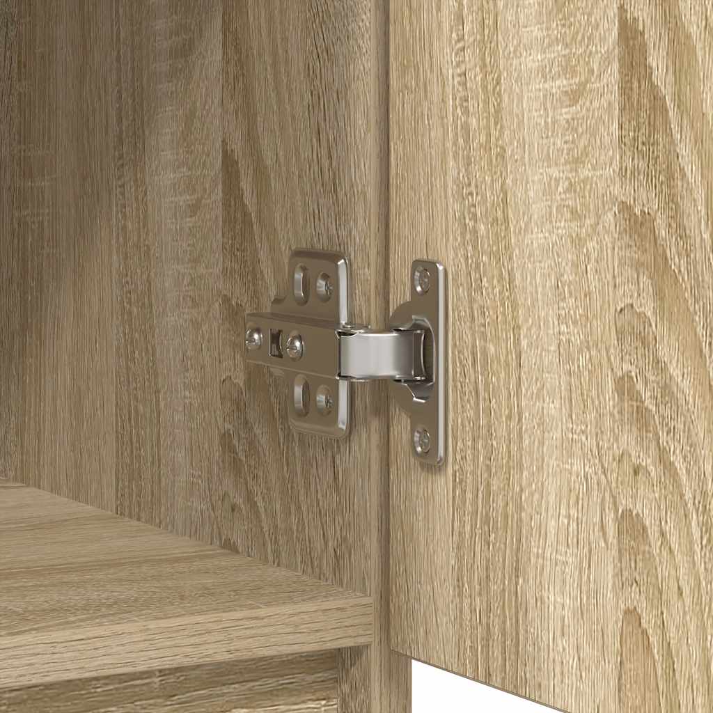 Sideboard mit Schubladen Sonoma-Eiche 71x35x84 cm Holzwerkstoff