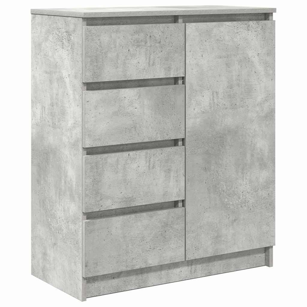 Sideboard mit Schubladen Betongrau 71x35x84 cm Holzwerkstoff