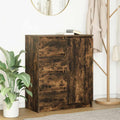 Sideboard mit Schubladen Räuchereiche 71x35x84 cm Holzwerkstoff