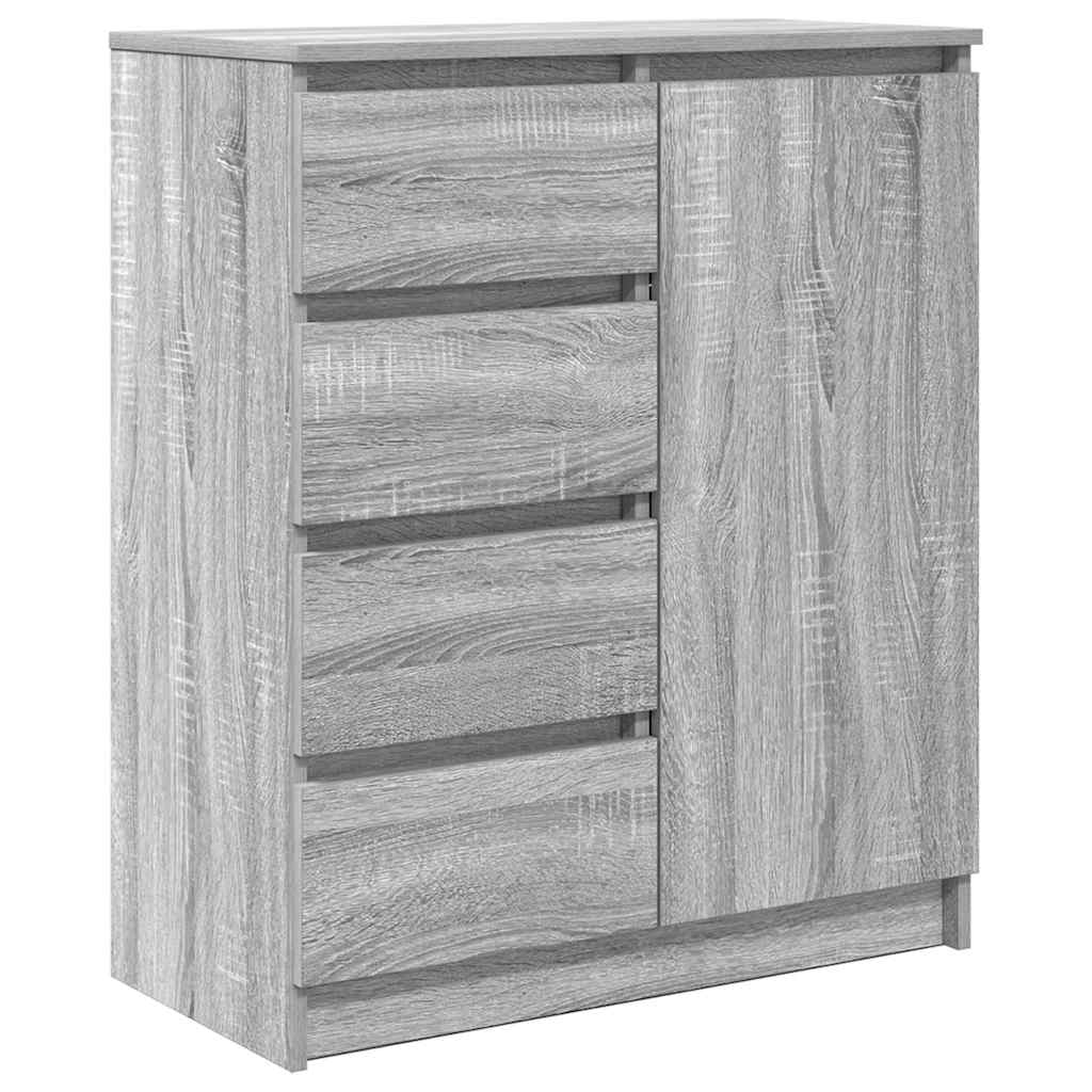 Sideboard mit Schubladen Grau Sonoma 71x35x84 cm Holzwerkstoff