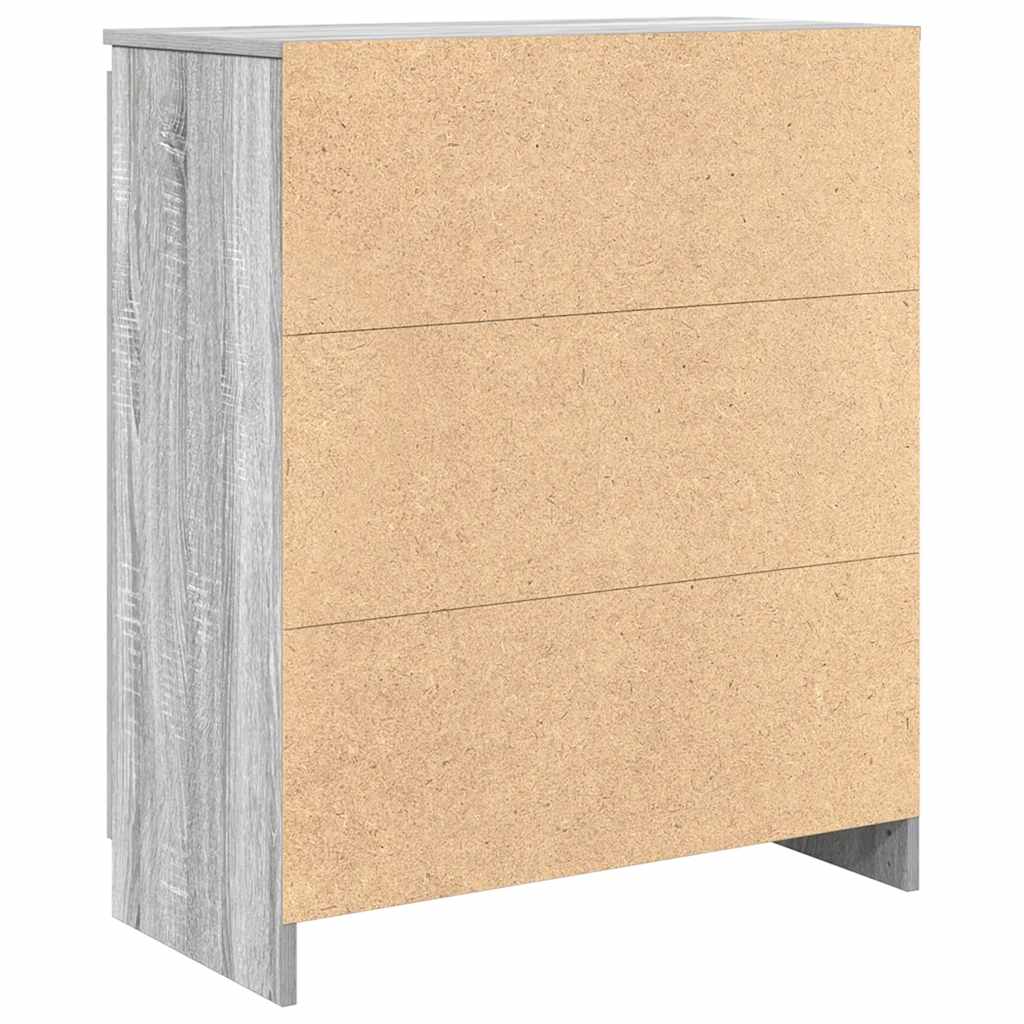 Sideboard mit Schubladen Grau Sonoma 71x35x84 cm Holzwerkstoff