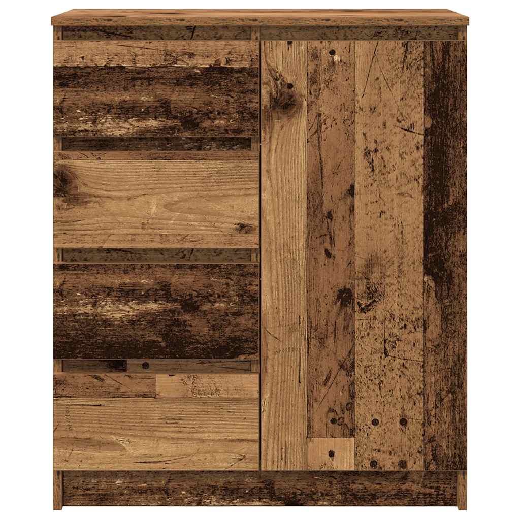 Sideboard mit Schubladen Altholz-Optik 71x35x84cm Holzwerkstoff