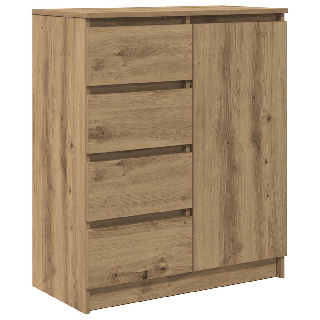 Sideboard mit Schubladen Artisan-Eiche 71x35x84cm Holzwerkstoff