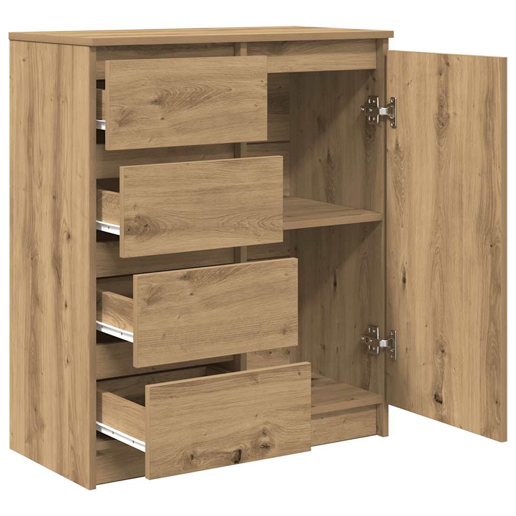 Sideboard mit Schubladen Artisan-Eiche 71x35x84cm Holzwerkstoff