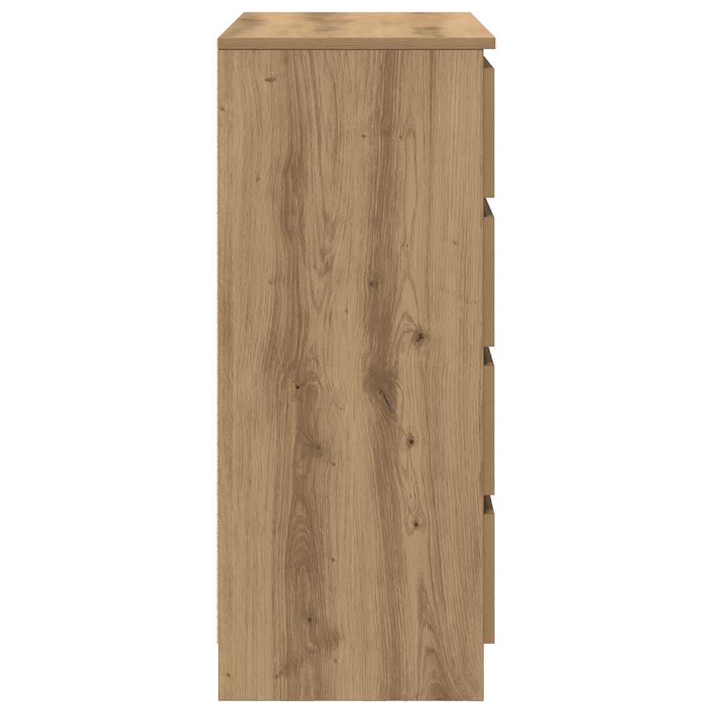 Sideboard mit Schubladen Artisan-Eiche 71x35x84cm Holzwerkstoff