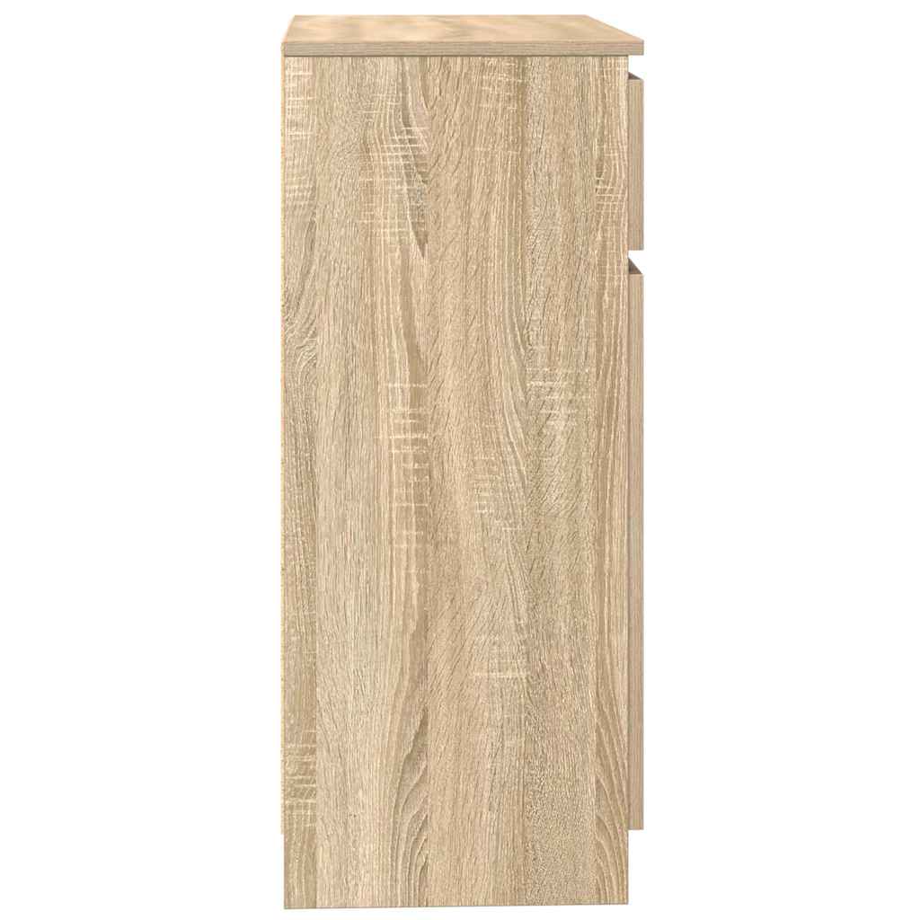 Sideboard mit Schublade Sonoma-Eiche 71x35x84 cm Holzwerkstoff