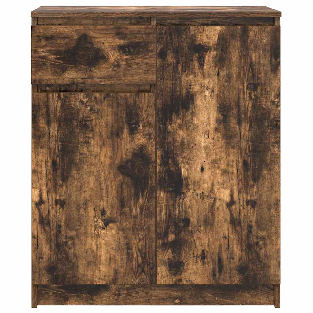 Sideboard mit Schublade Räuchereiche 71x35x84 cm Holzwerkstoff