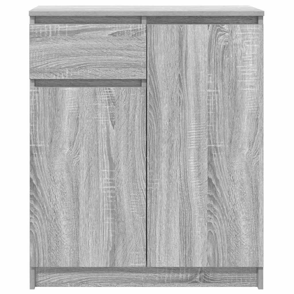 Sideboard mit Schublade Grau Sonoma 71x35x84 cm Holzwerkstoff