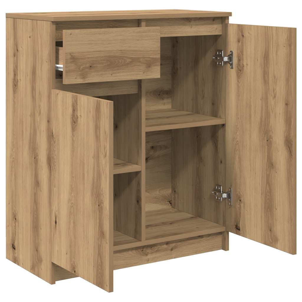 Sideboard mit Schublade Artisan-Eiche 71x35x84 cm Holzwerkstoff