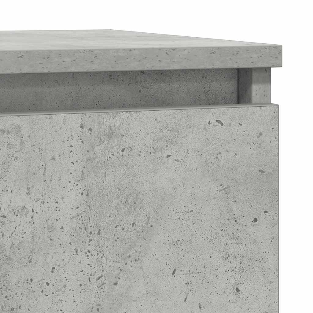 Sideboard mit Schublade Betongrau 71x35x65 cm Holzwerkstoff