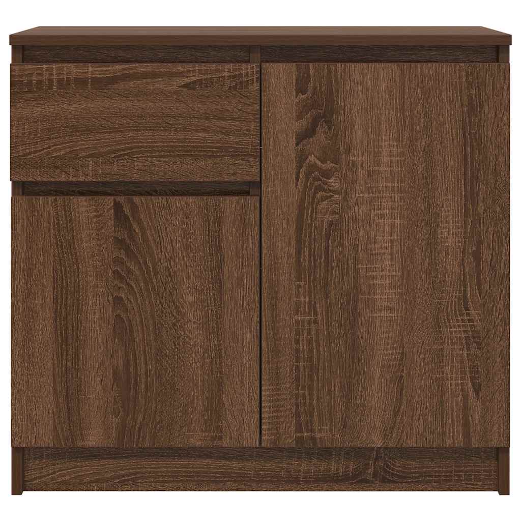 Sideboard mit Schublade Braun Eichen-Optik 71x35x65 cm