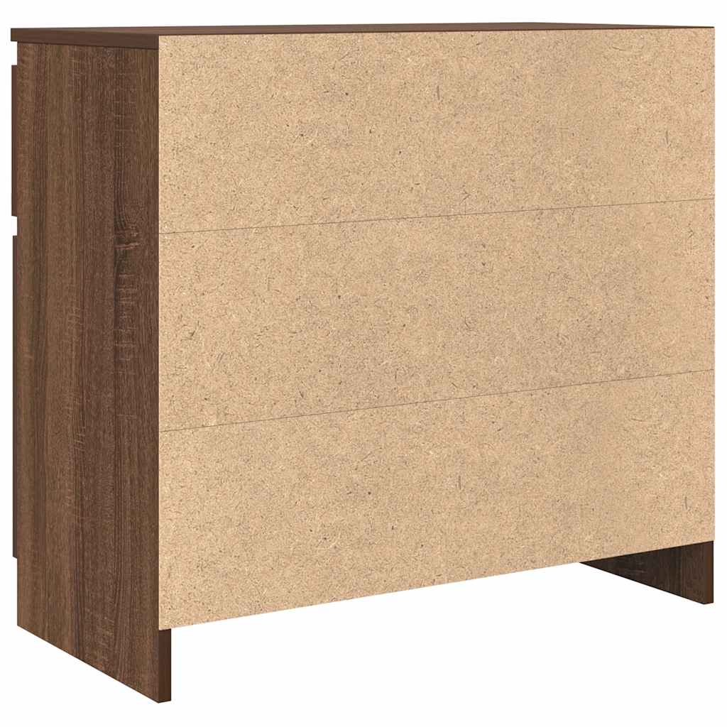 Sideboard mit Schublade Braun Eichen-Optik 71x35x65 cm