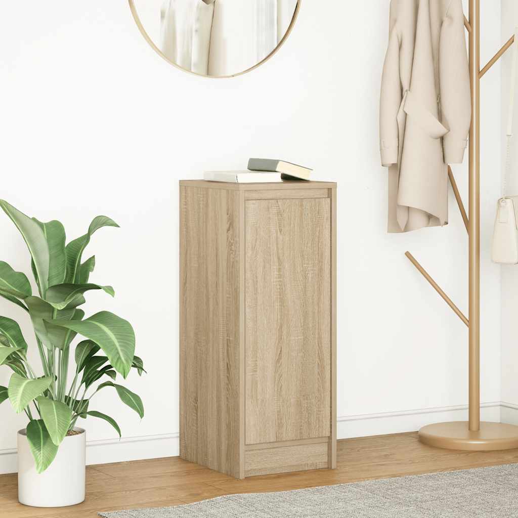 Sideboard Sonoma-Eiche 29,5x34x76 cm Holzwerkstoff