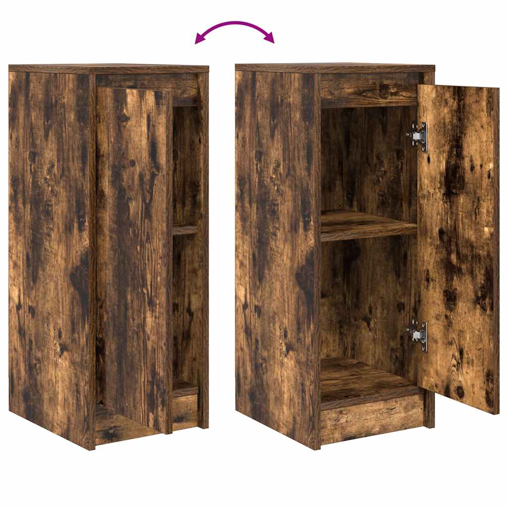 Sideboard Räuchereiche 29,5x34x76 cm Holzwerkstoff