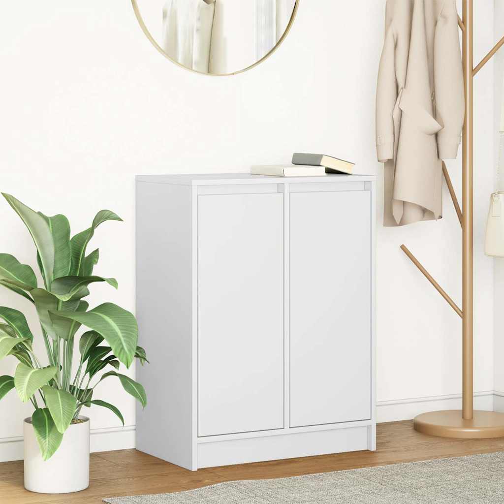 Sideboard Weiß 57x34x76 cm Holzwerkstoff