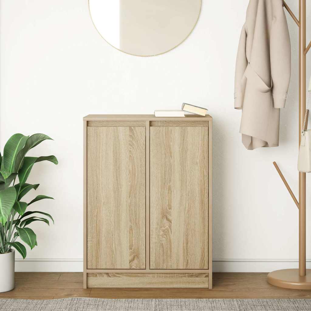 Sideboard Sonoma-Eiche 57x34x76 cm Holzwerkstoff