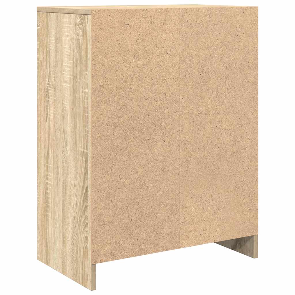 Sideboard Sonoma-Eiche 57x34x76 cm Holzwerkstoff