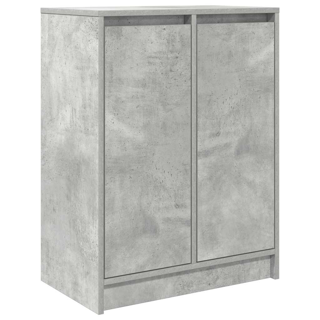 Sideboard Betongrau 57x34x76 cm Holzwerkstoff