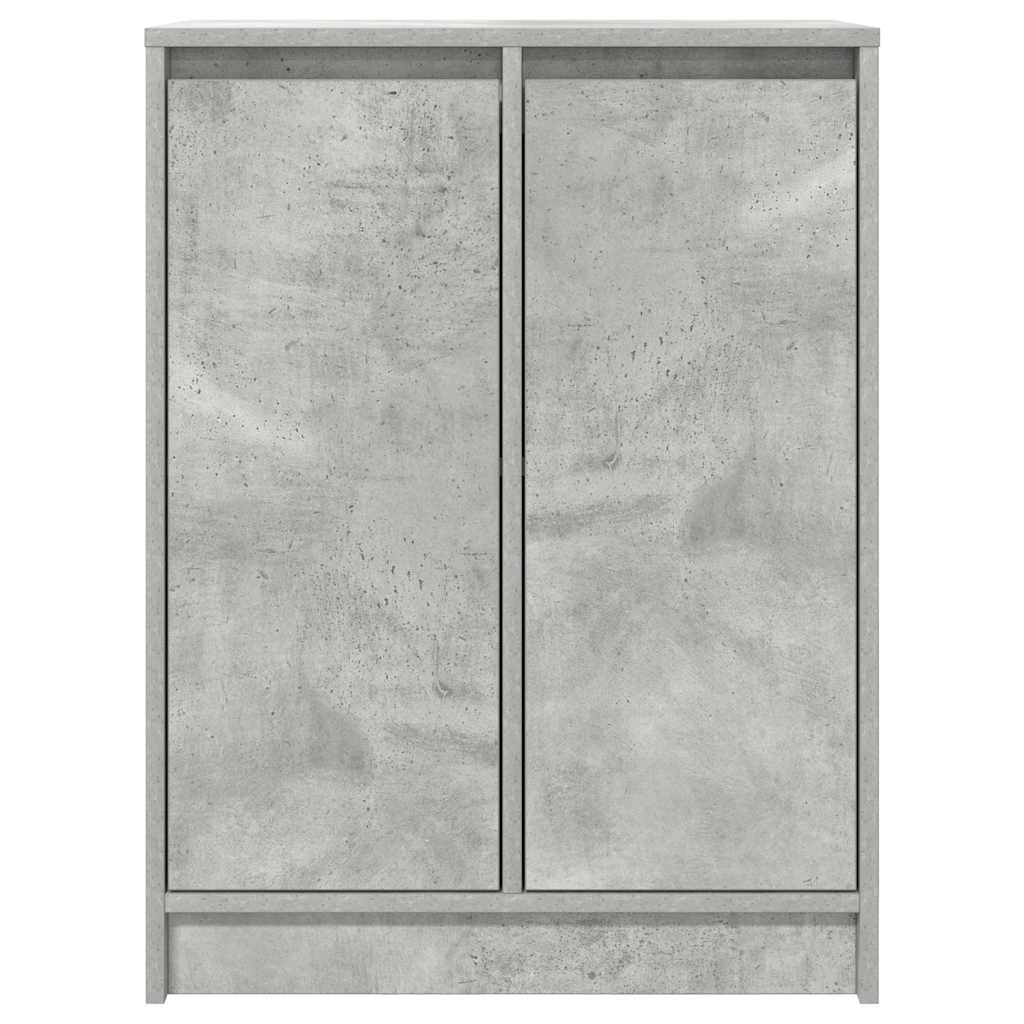 Sideboard Betongrau 57x34x76 cm Holzwerkstoff