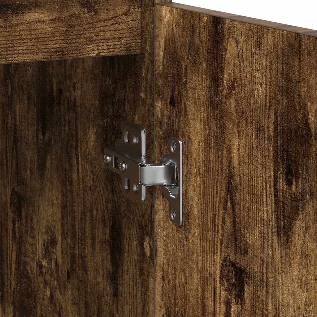 Sideboard Räuchereiche 57x34x76 cm Holzwerkstoff