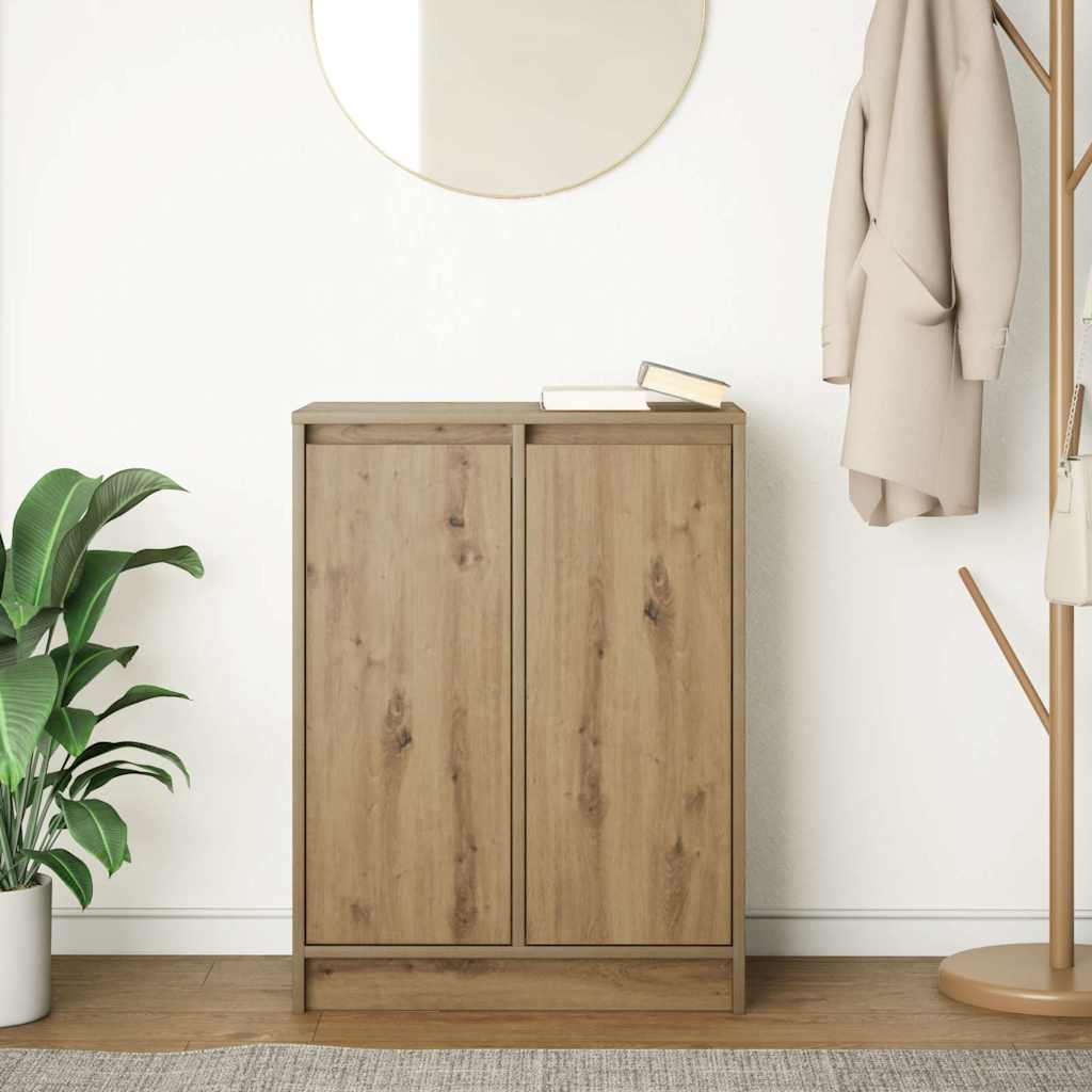 Sideboard Artisan-Eiche 57x34x76 cm Holzwerkstoff