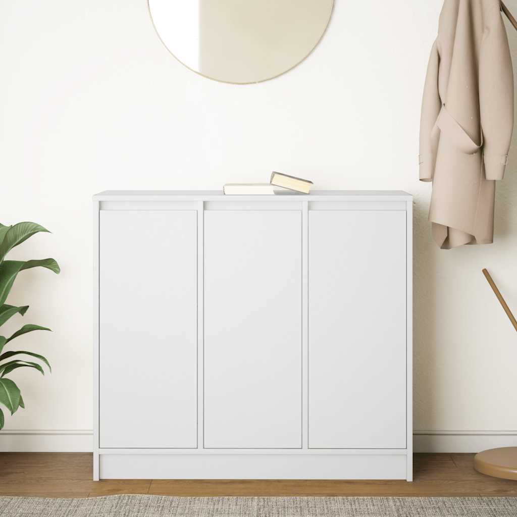 Sideboard Weiß 85x34x76 cm Holzwerkstoff