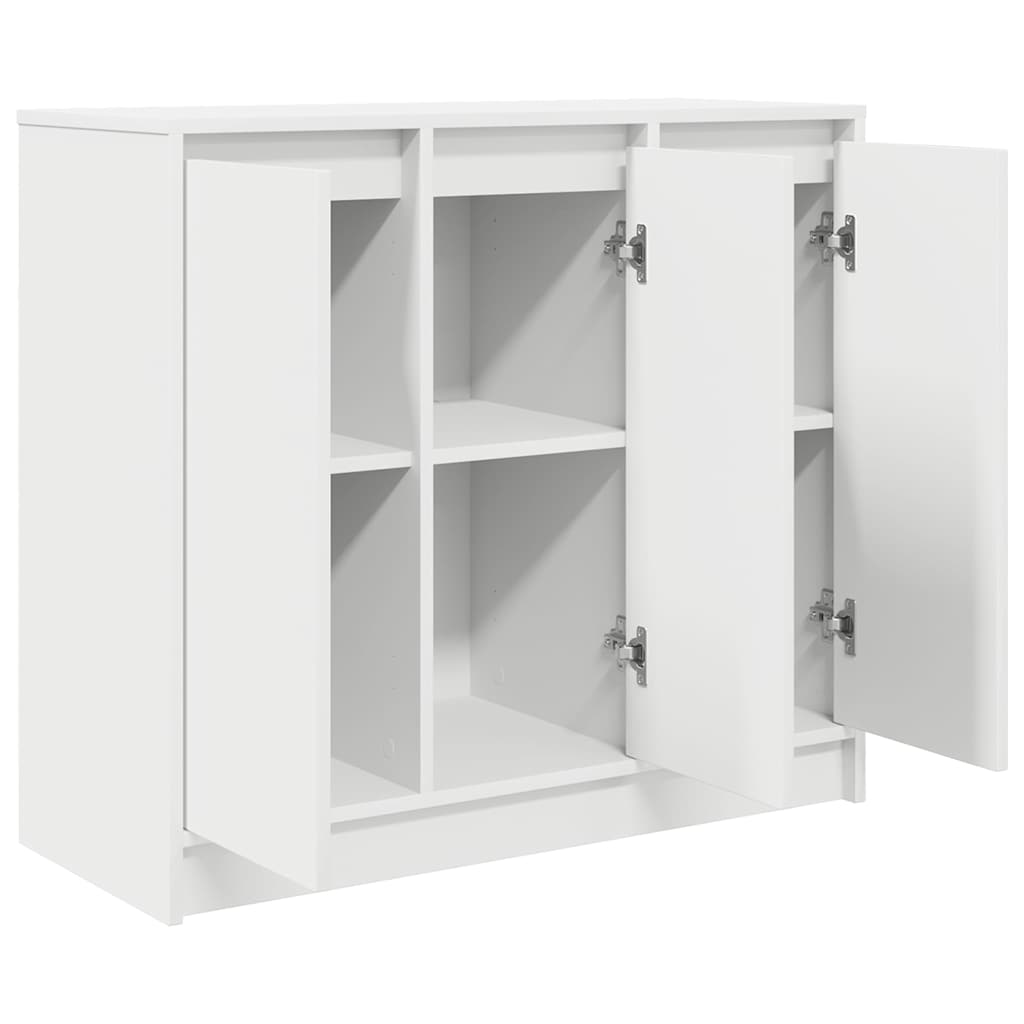 Sideboard Weiß 85x34x76 cm Holzwerkstoff
