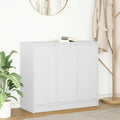 Sideboard Weiß 85x34x76 cm Holzwerkstoff