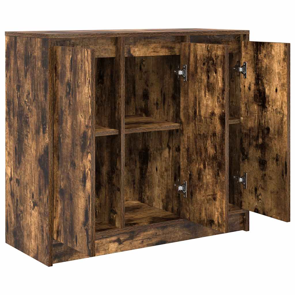 Sideboard Räuchereiche 85x34x76 cm Holzwerkstoff
